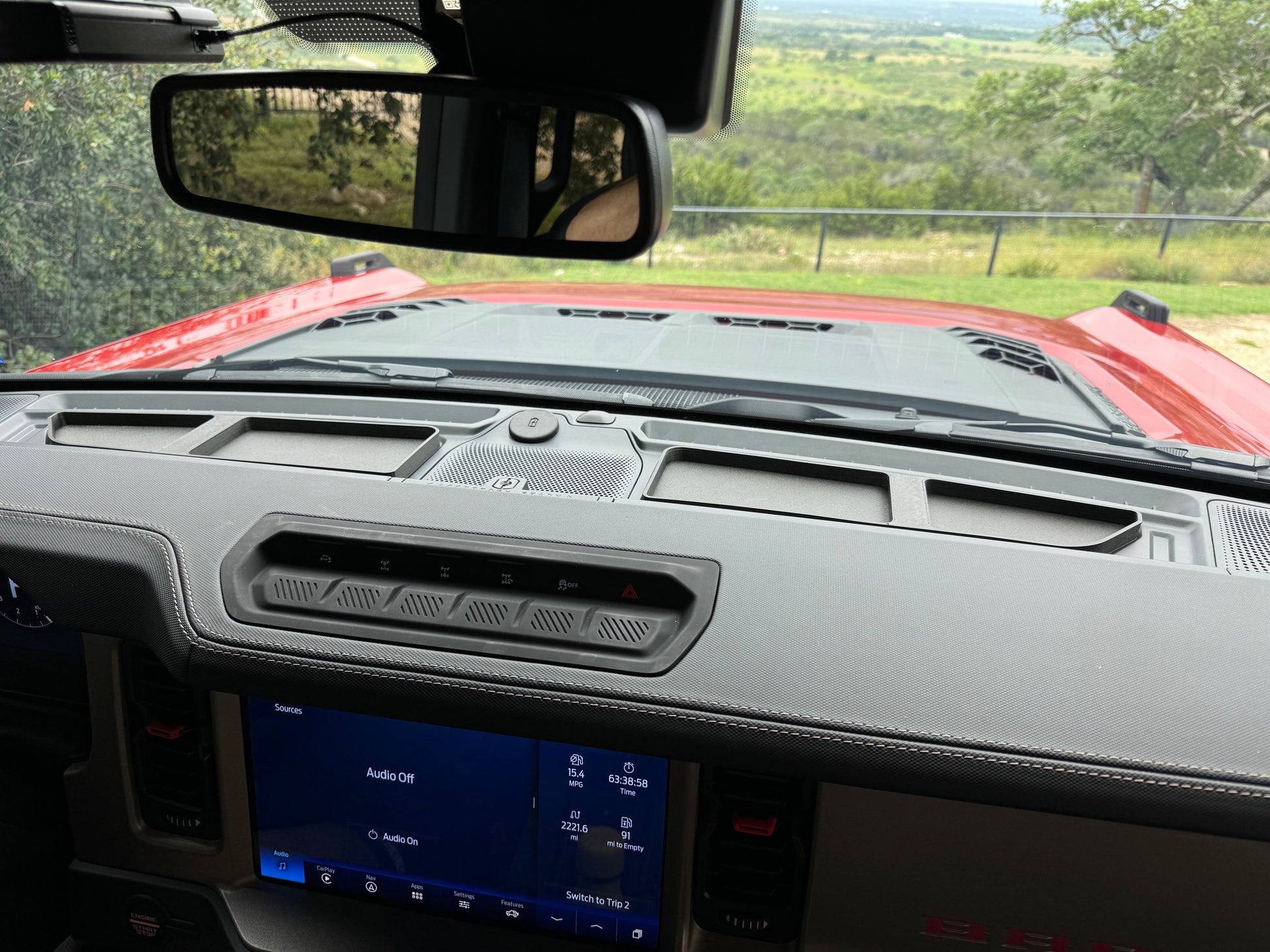 Ford Bronco dash mat accessory