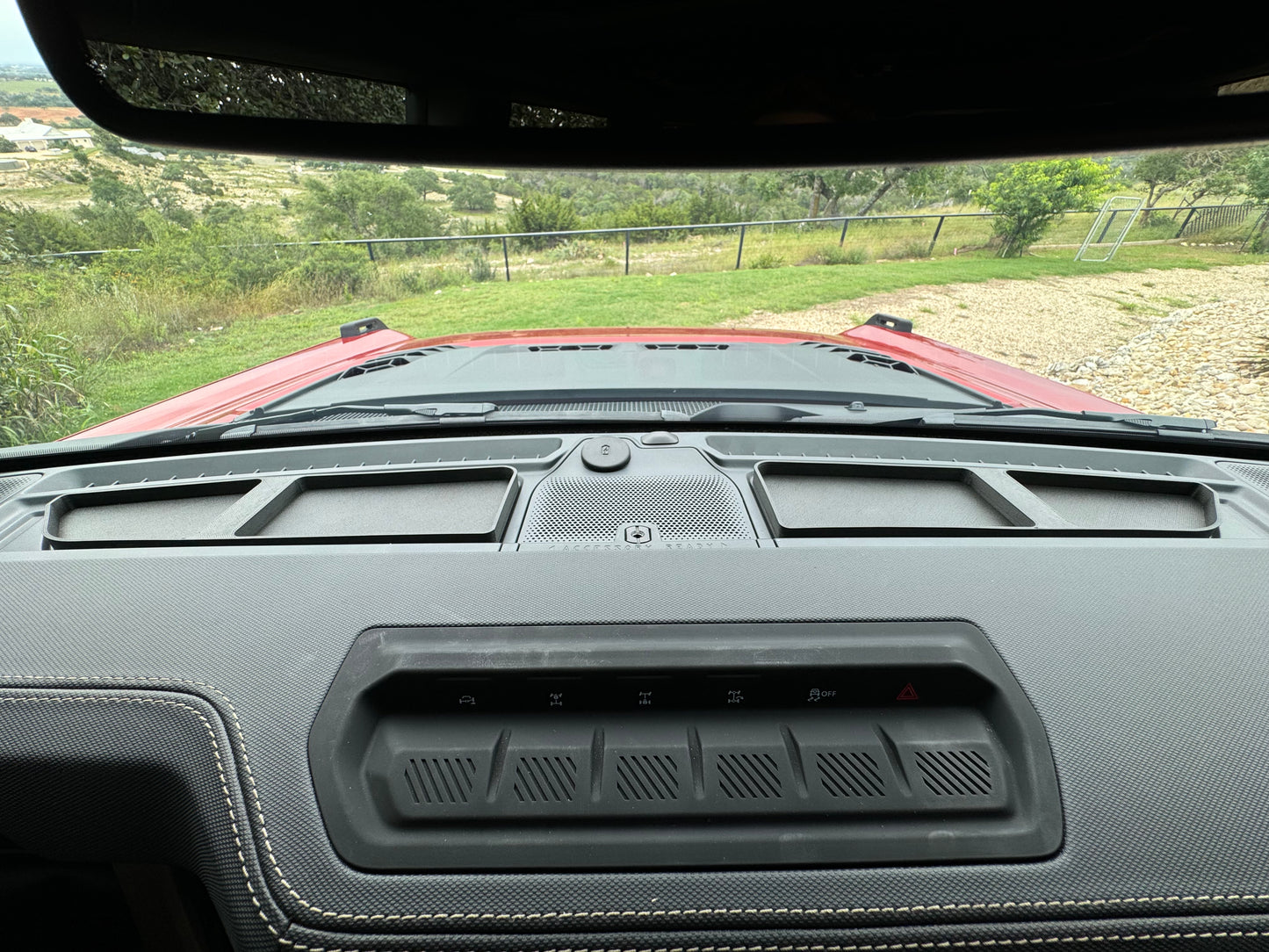 Ford Bronco dash mat storage kit