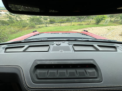 Ford Bronco dash mat storage kit