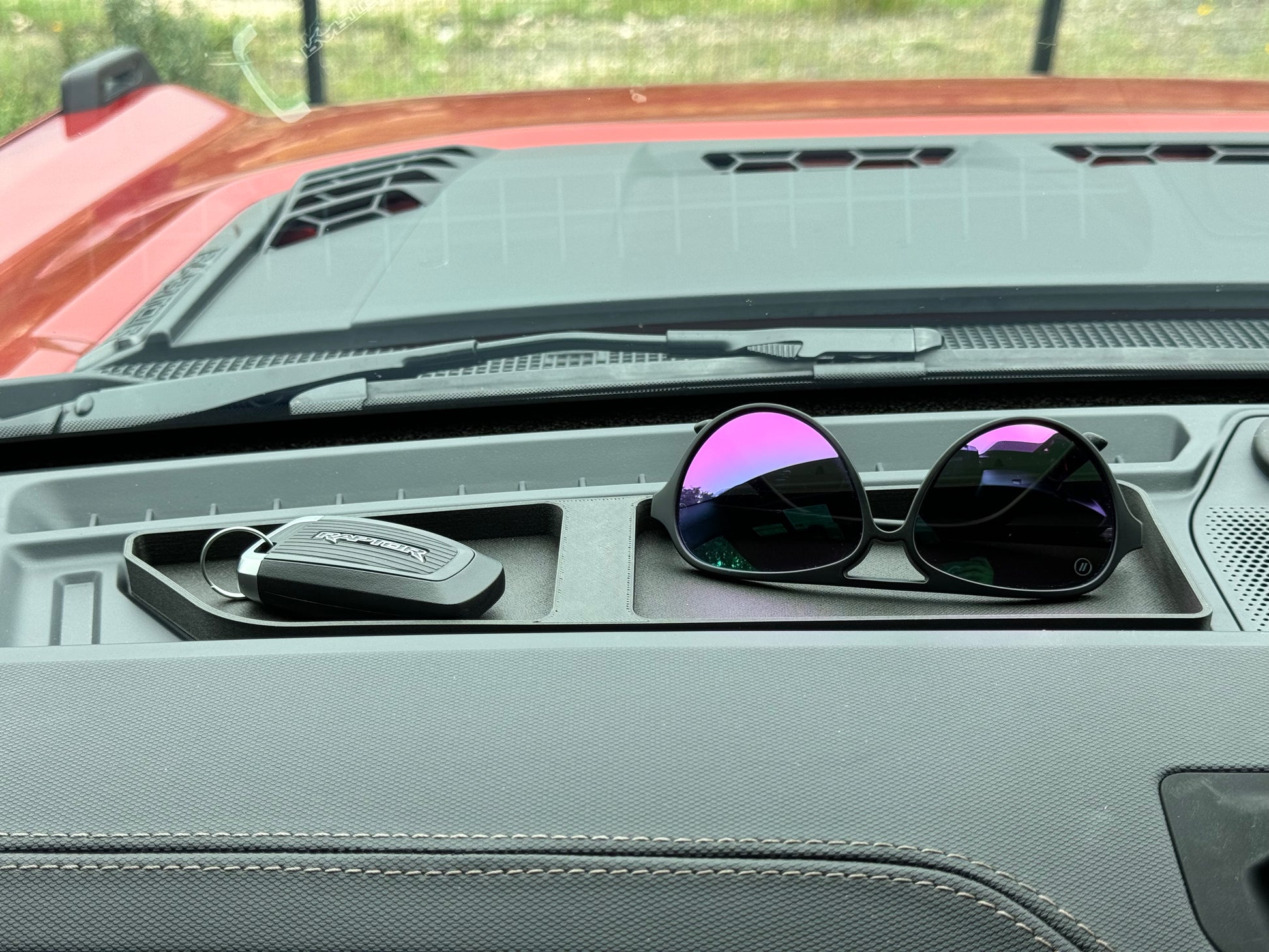 Ford Bronco accessory storage dash mat